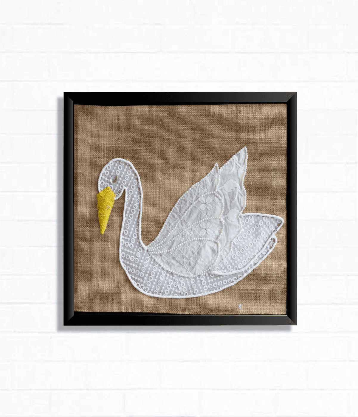 Swan Patchwork Wall Decor