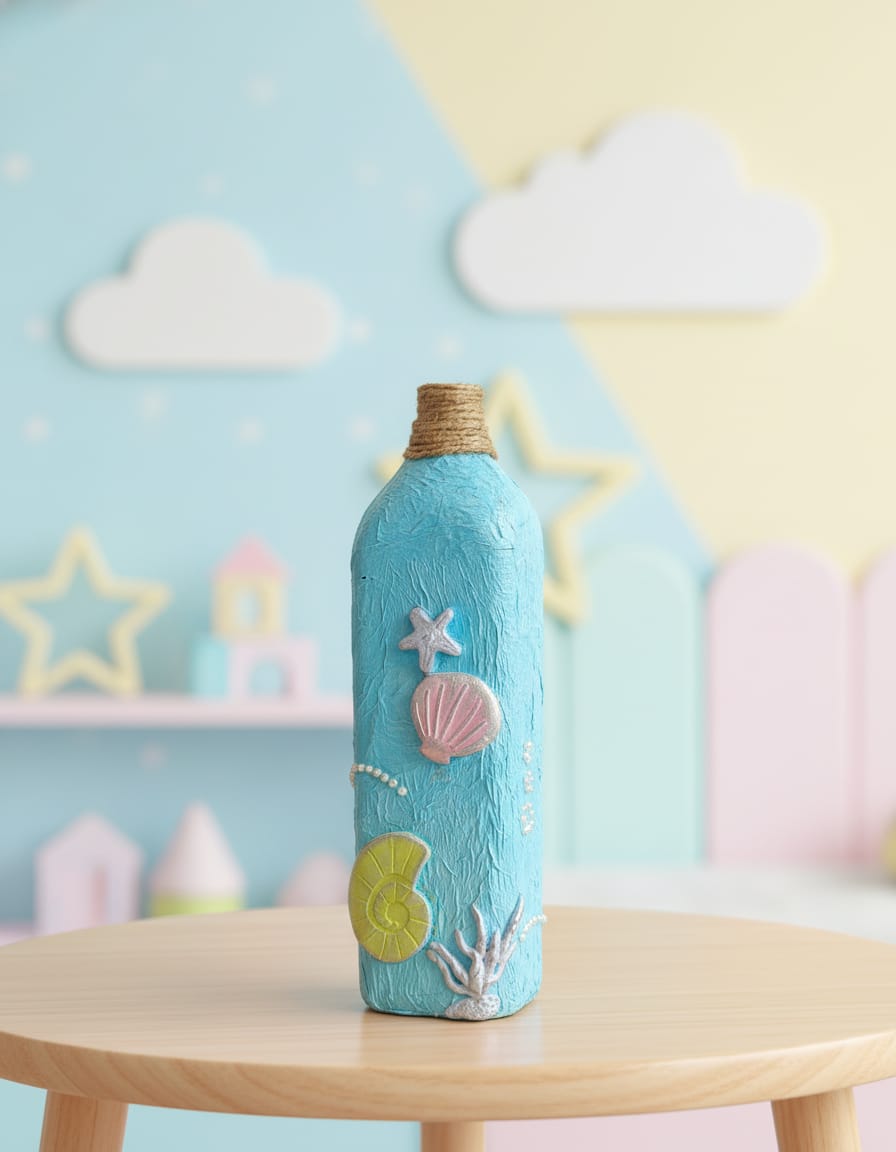 Beach Vibes Bottle Art